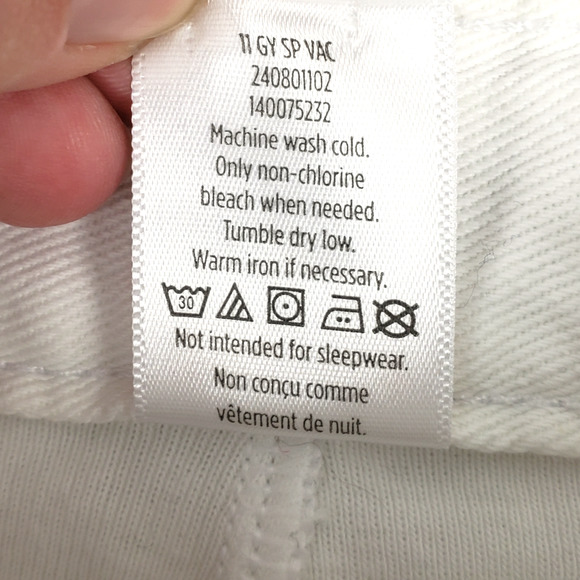 GYMBOREE Girl's Fun in the Sun White Denim Jean Embroidered Skirt Size 12 - Picture 10 of 11